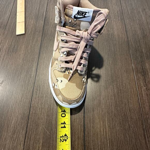 Nike Dunk High Desert Camo Youth Size 3 - Picture 8 of 9